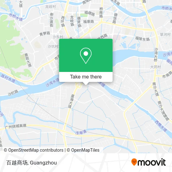 百越商场 map
