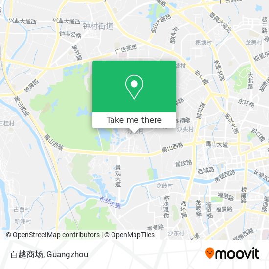百越商场 map