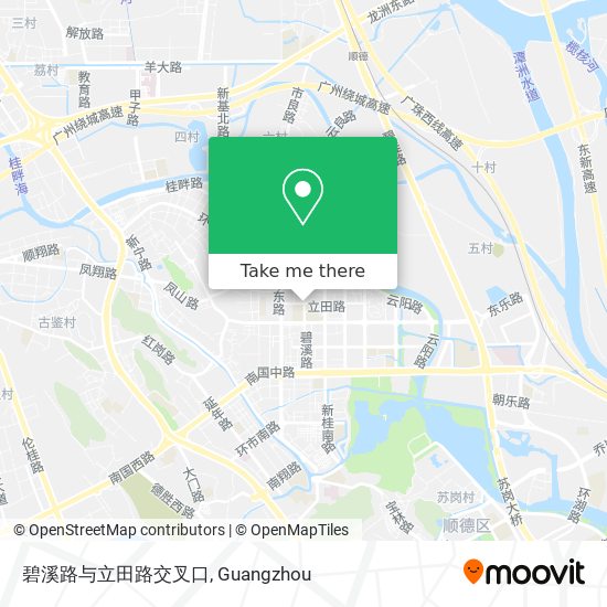 碧溪路与立田路交叉口 map