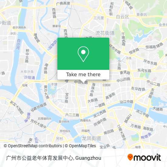 广州市公益老年体育发展中心 map