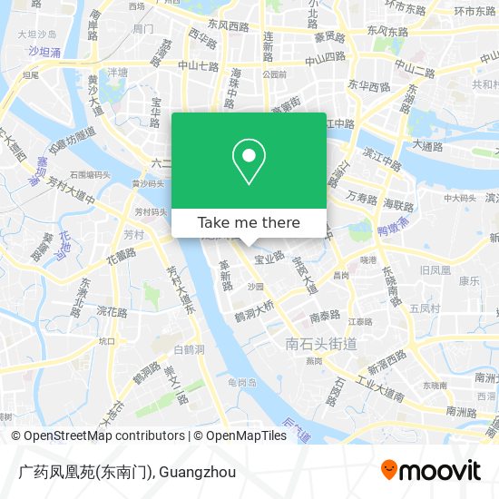 广药凤凰苑(东南门) map
