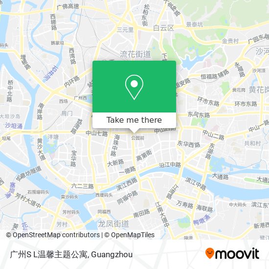 广州S L温馨主题公寓 map