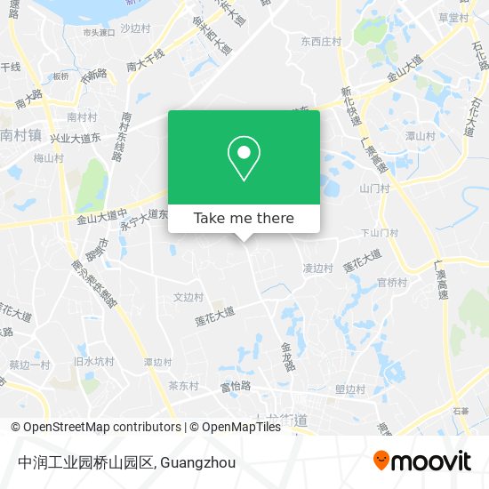 中润工业园桥山园区 map