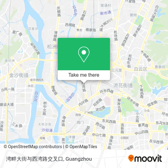 湾畔大街与西湾路交叉口 map