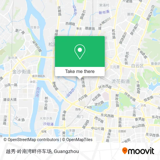 越秀·岭南湾畔停车场 map