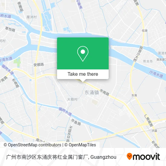 广州市南沙区东涌庆将红金属门窗厂 map