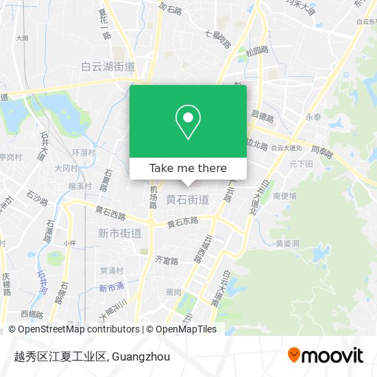 越秀区江夏工业区 map