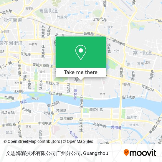 文思海辉技术有限公司广州分公司 map