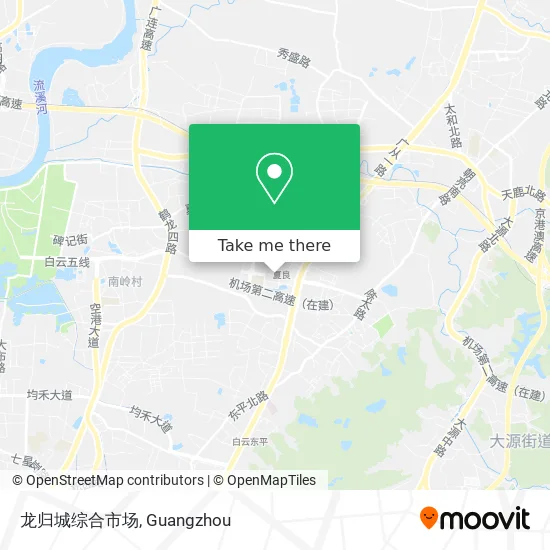 龙归城综合市场 map