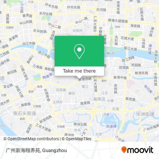 广州新海颐养苑 map