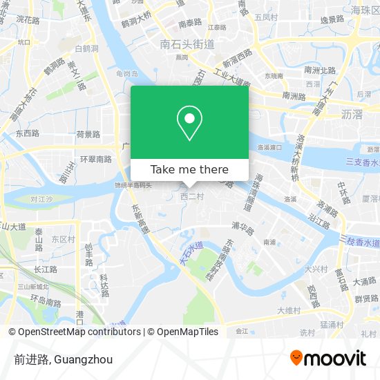 前进路 map