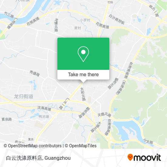 白云洗涤原料店 map