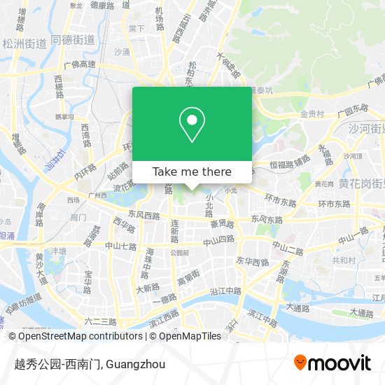 越秀公园-西南门 map