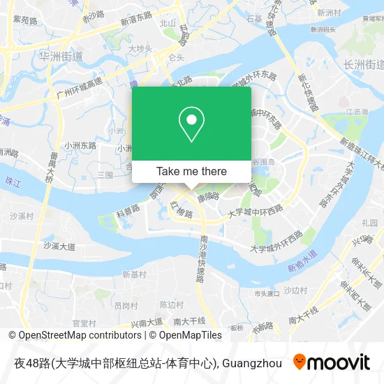 夜48路(大学城中部枢纽总站-体育中心) map