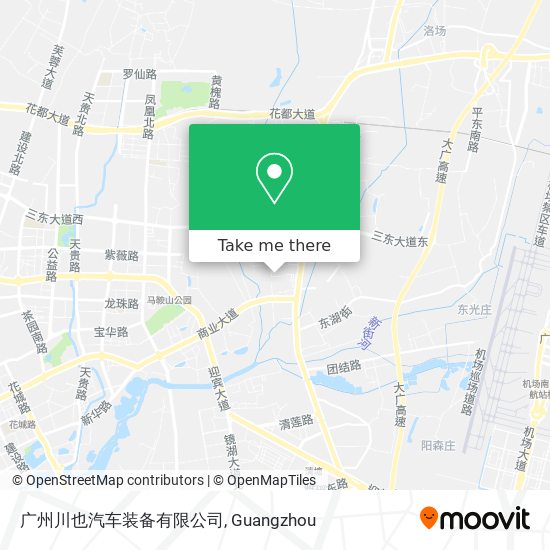 广州川也汽车装备有限公司 map