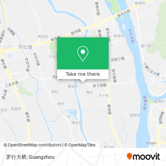 罗行大桥 map