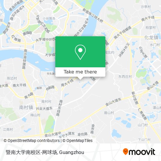 暨南大学南校区-网球场 map