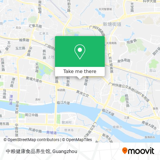 中粮健康食品养生馆 map