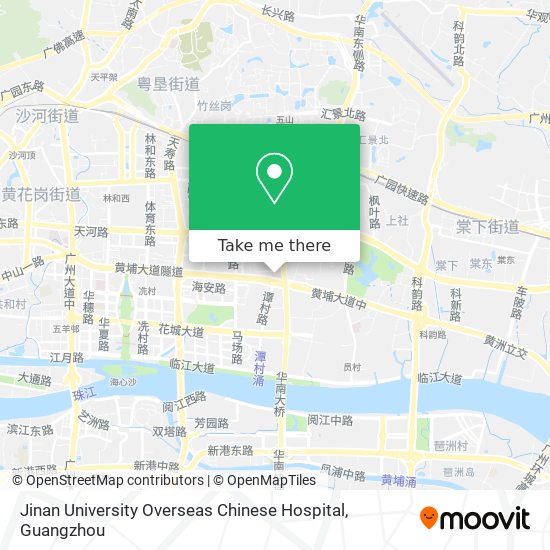 Jinan University Overseas Chinese Hospital map