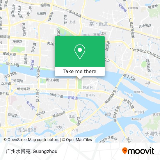 广州水博苑 map
