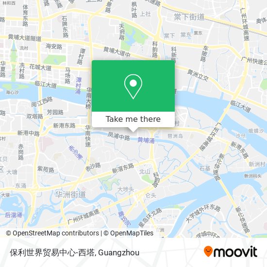 保利世界贸易中心-西塔 map