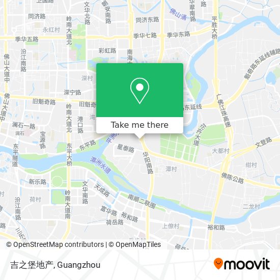 吉之堡地产 map