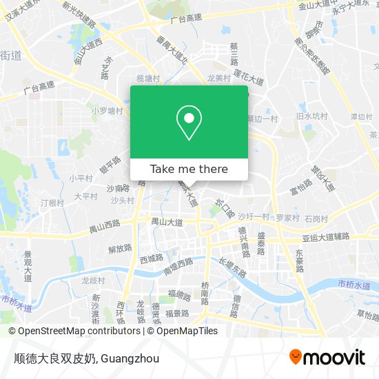 顺德大良双皮奶 map