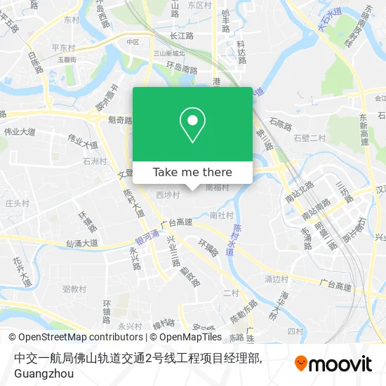 中交一航局佛山轨道交通2号线工程项目经理部 map