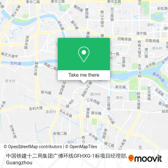 中国铁建十二局集团广佛环线GFHXG-1标项目经理部 map