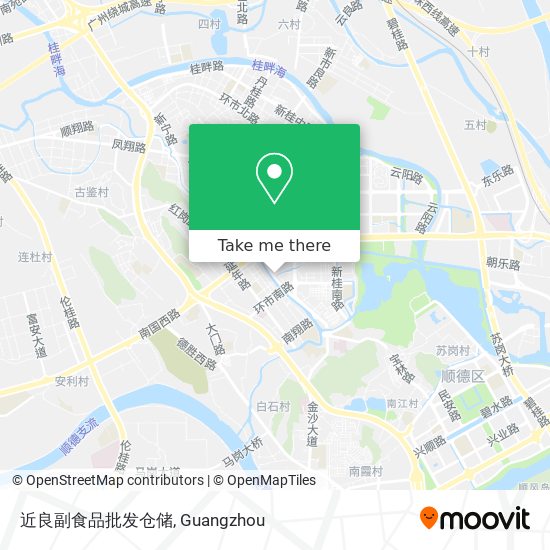 近良副食品批发仓储 map