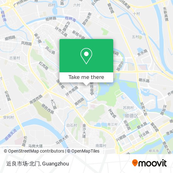 近良市场-北门 map
