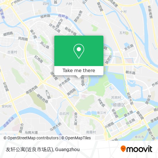 友轩公寓(近良市场店) map