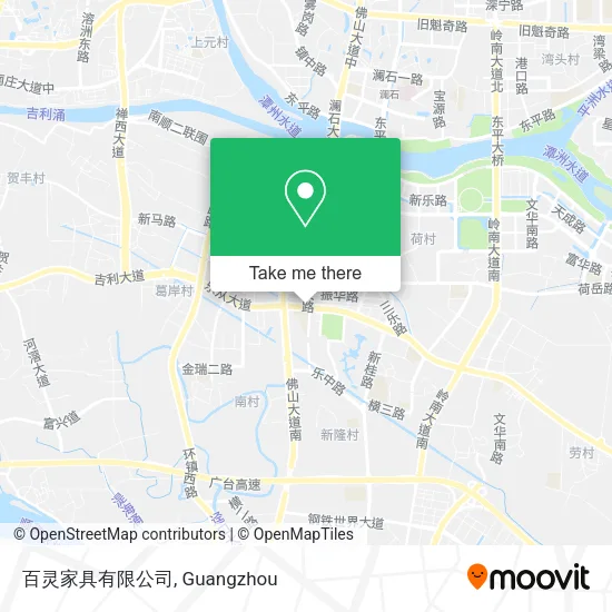 百灵家具有限公司 map