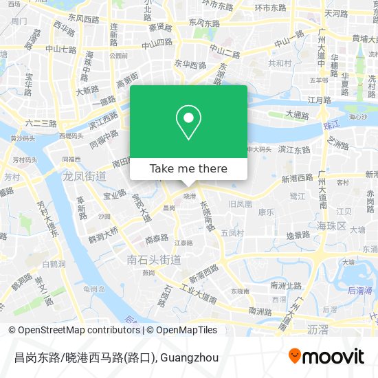 昌岗东路/晓港西马路(路口) map