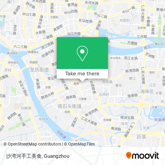 沙湾河手工美食 map