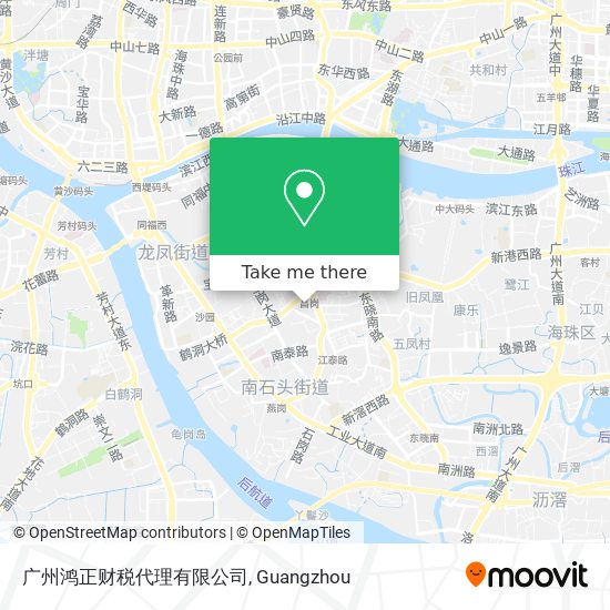 广州鸿正财税代理有限公司 map