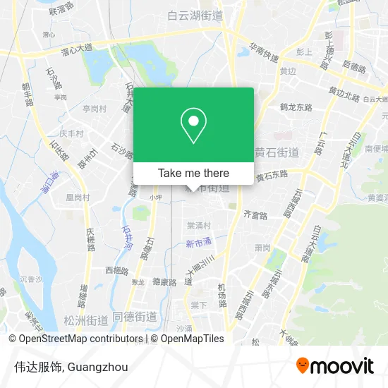 伟达服饰 map