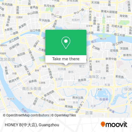 HONEY B(中大店) map