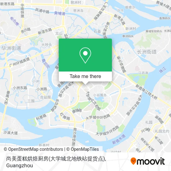 尚美蛋糕烘焙厨房(大学城北地铁站提货点) map
