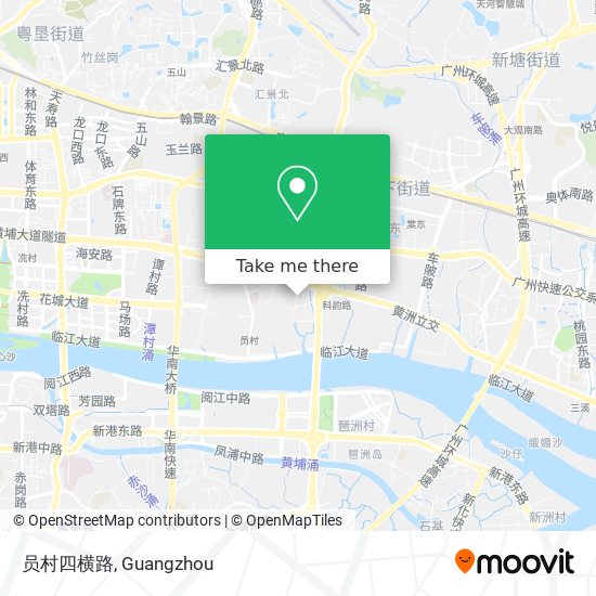 员村四横路 map
