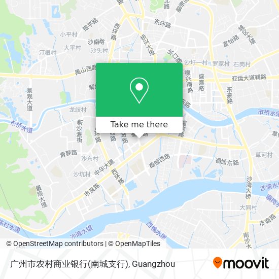 广州市农村商业银行(南城支行) map