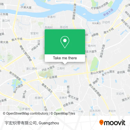 宇宏织带有限公司 map