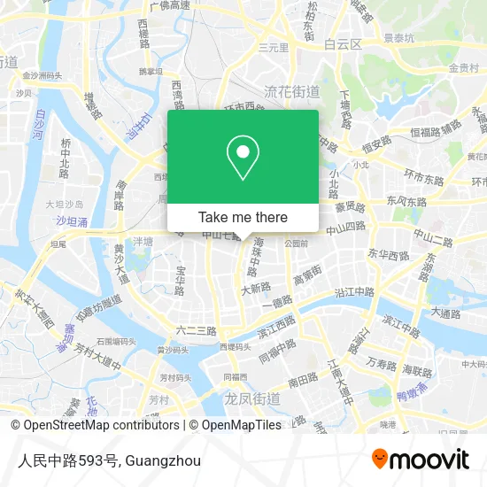 人民中路593号 map