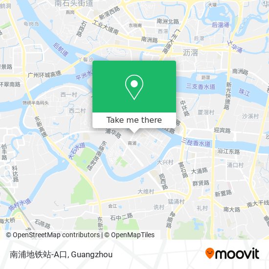 南浦地铁站-A口 map