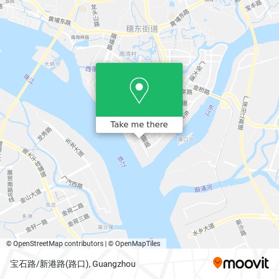 宝石路/新港路(路口) map