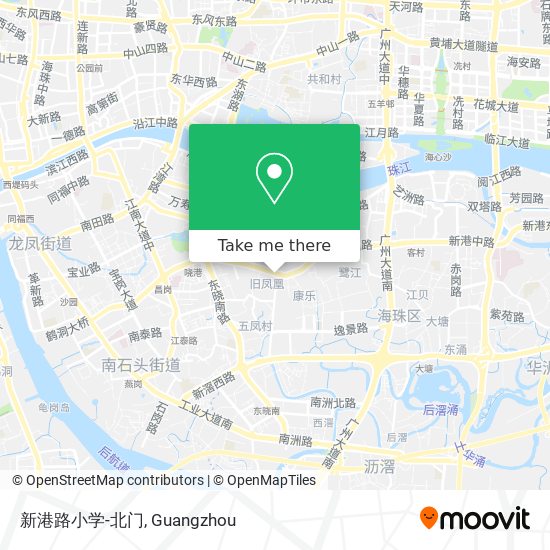 新港路小学-北门 map