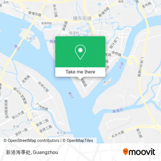 新港海事处 map