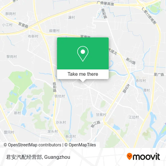 君安汽配经营部 map