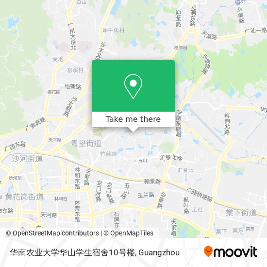 华南农业大学华山学生宿舍10号楼 map
