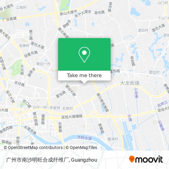 广州市南沙明旺合成纤维厂 map